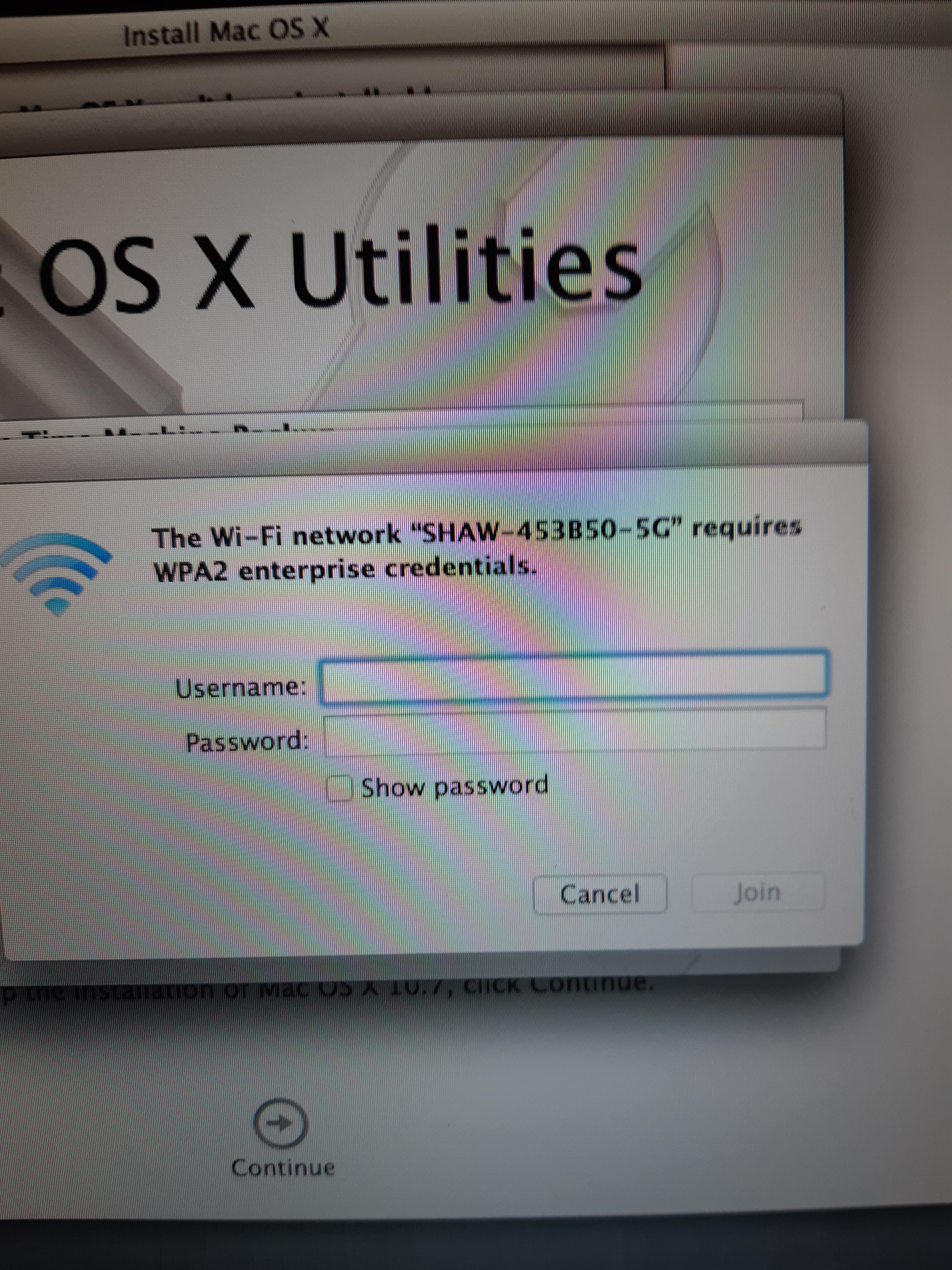 internet recovery mac not asking for wifi password
